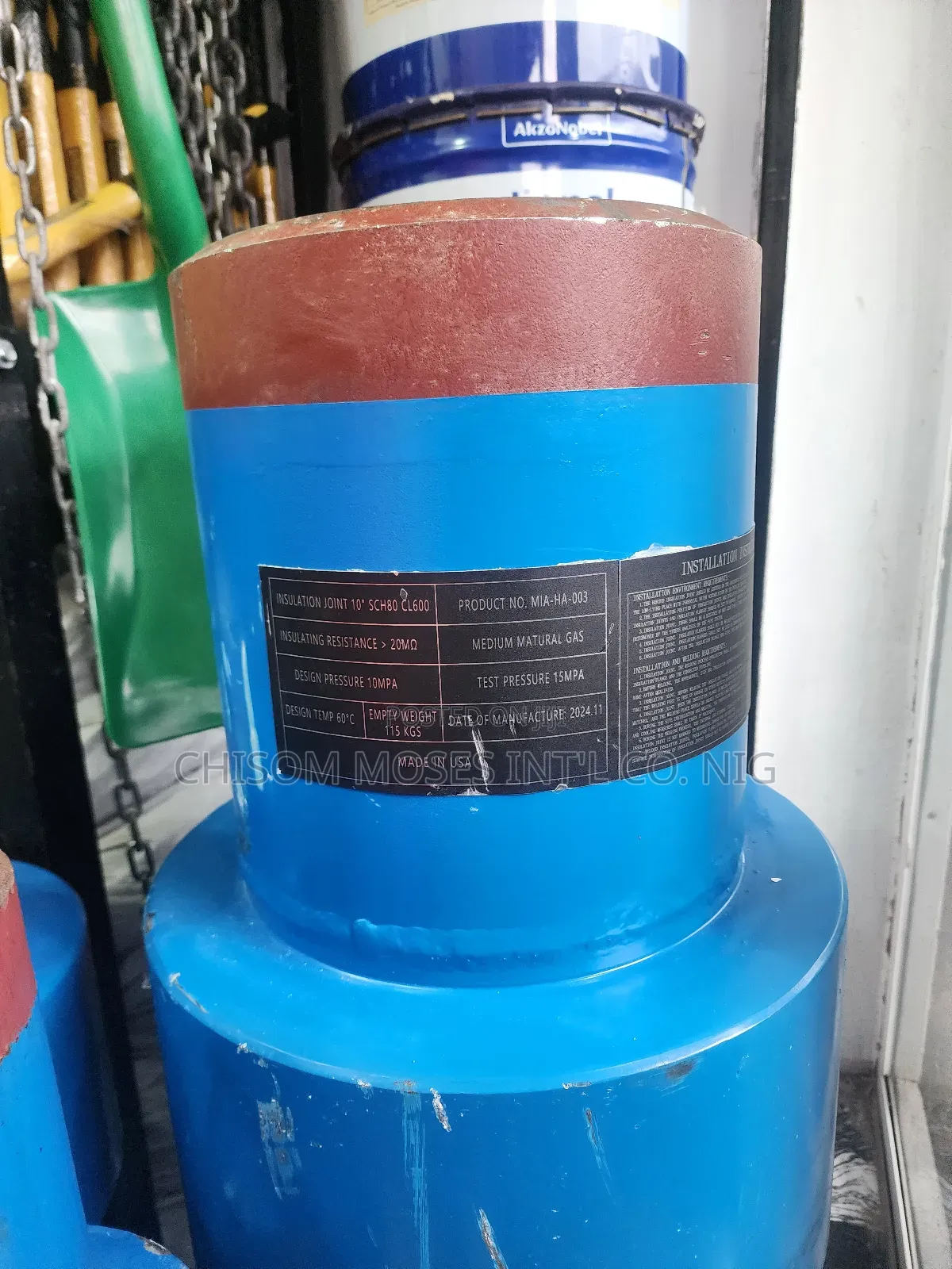 Insulation Joint 10" Sch 80 Cl600