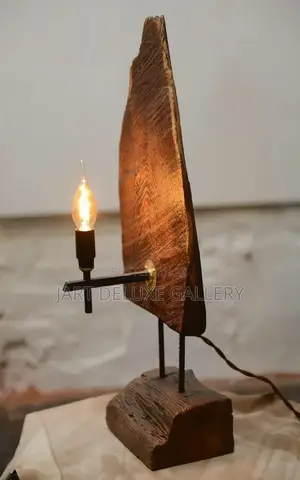 Rustic Wood Lamp