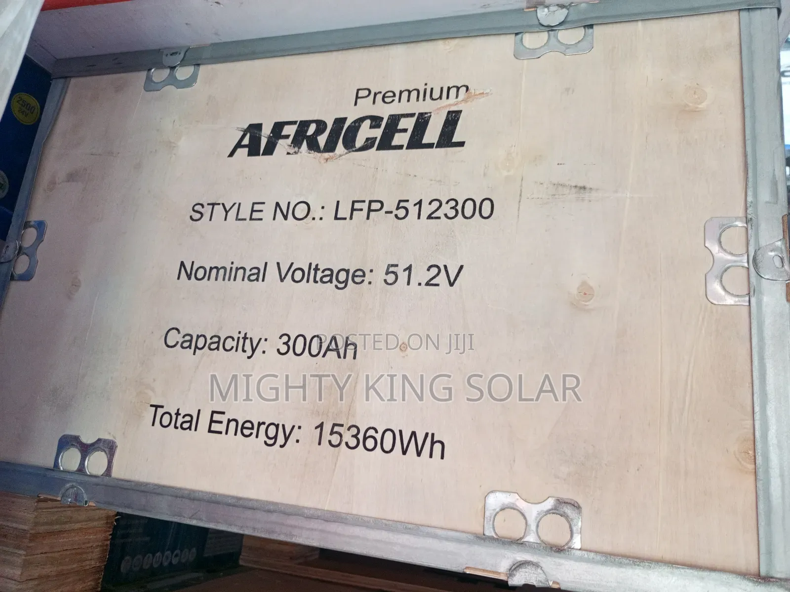 This Is Africell 15360 KWH Lithium Iron Battery