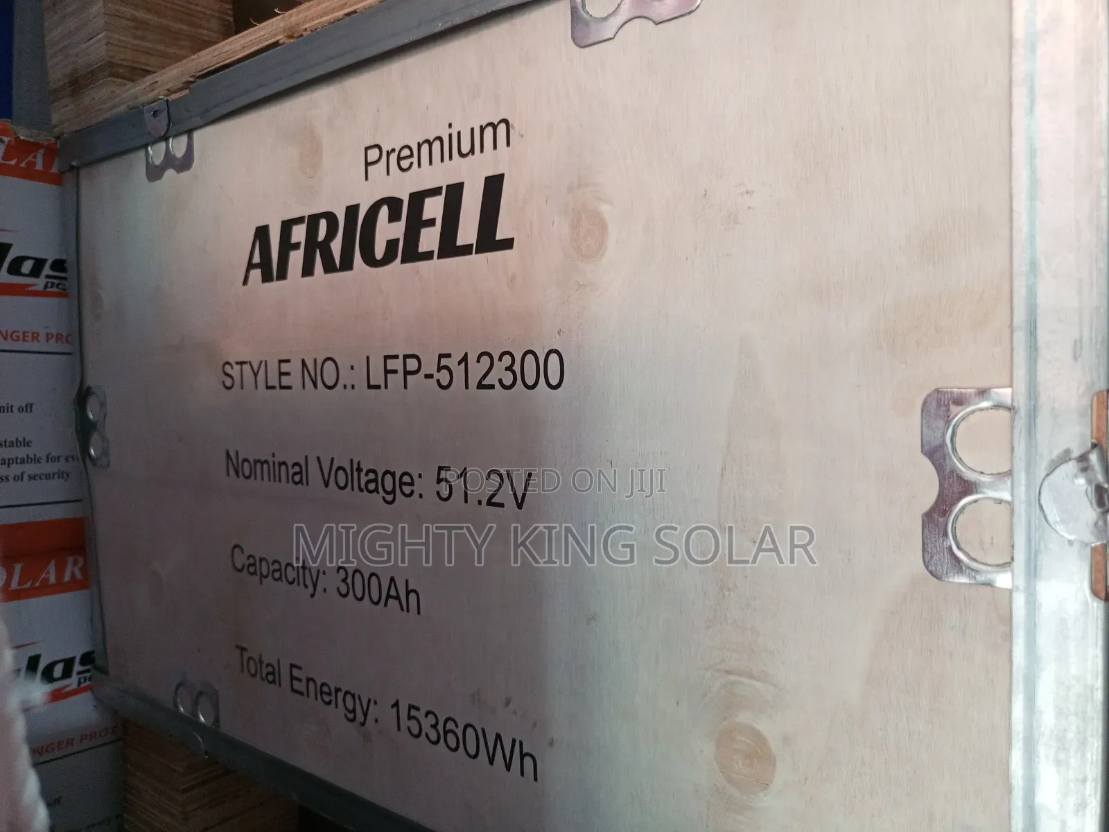 This Is Africell 15360 KWH Lithium Iron Battery