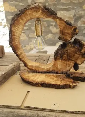 Natural Wood Lamp
