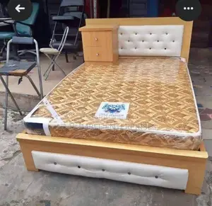 Padded Wooden Bedframe