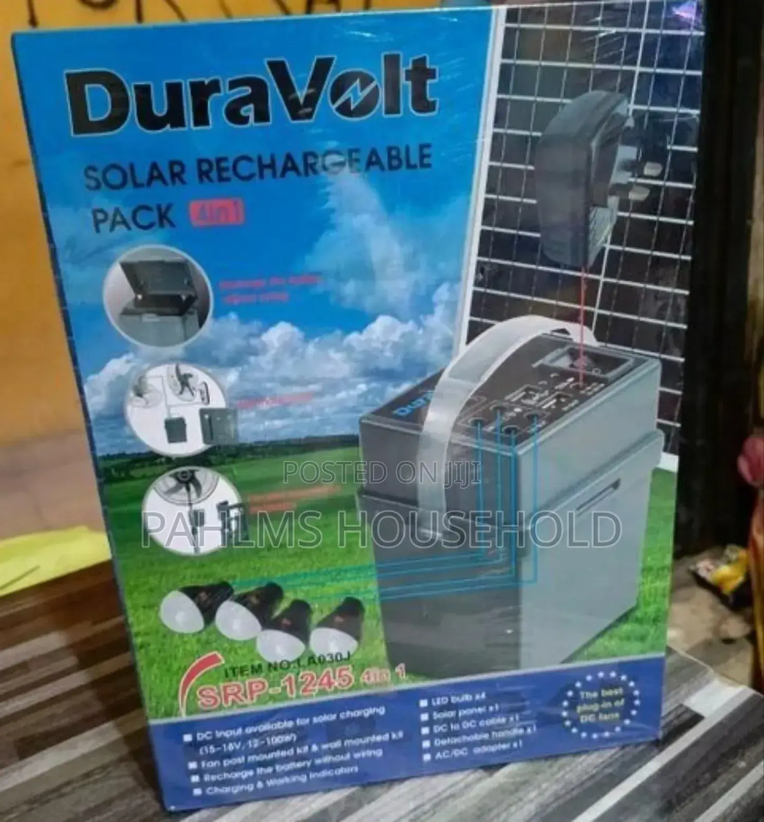 Duravolt Multipurpose Rechargeable Solar Station