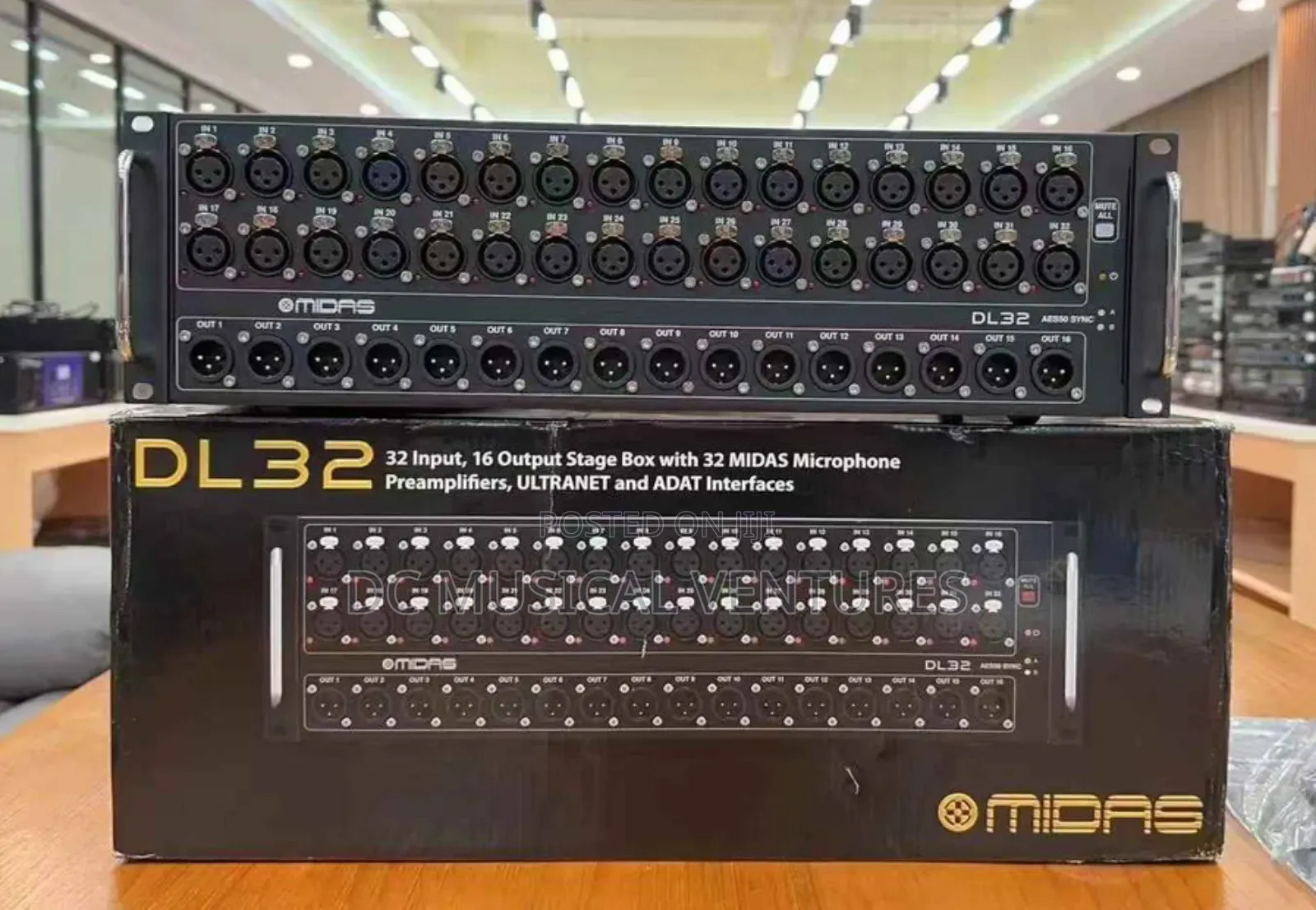 Stage Box Digital Mixer M32 Midas With Preamplifier