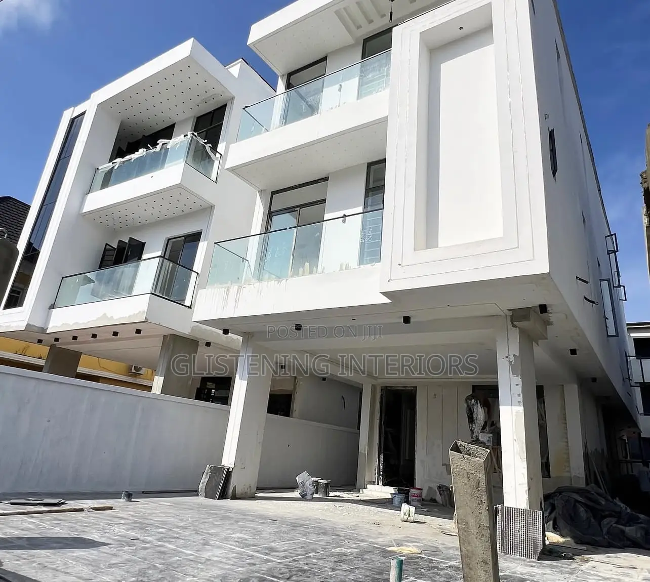 Frameless Balcony 10mm Tempering Plain Glass