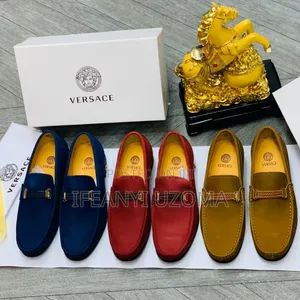 Versace Suede Corporate Shoe
