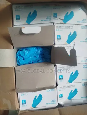 A Pack Of Vinyl/Nitrile Blends Hand Gloves 100 Pair