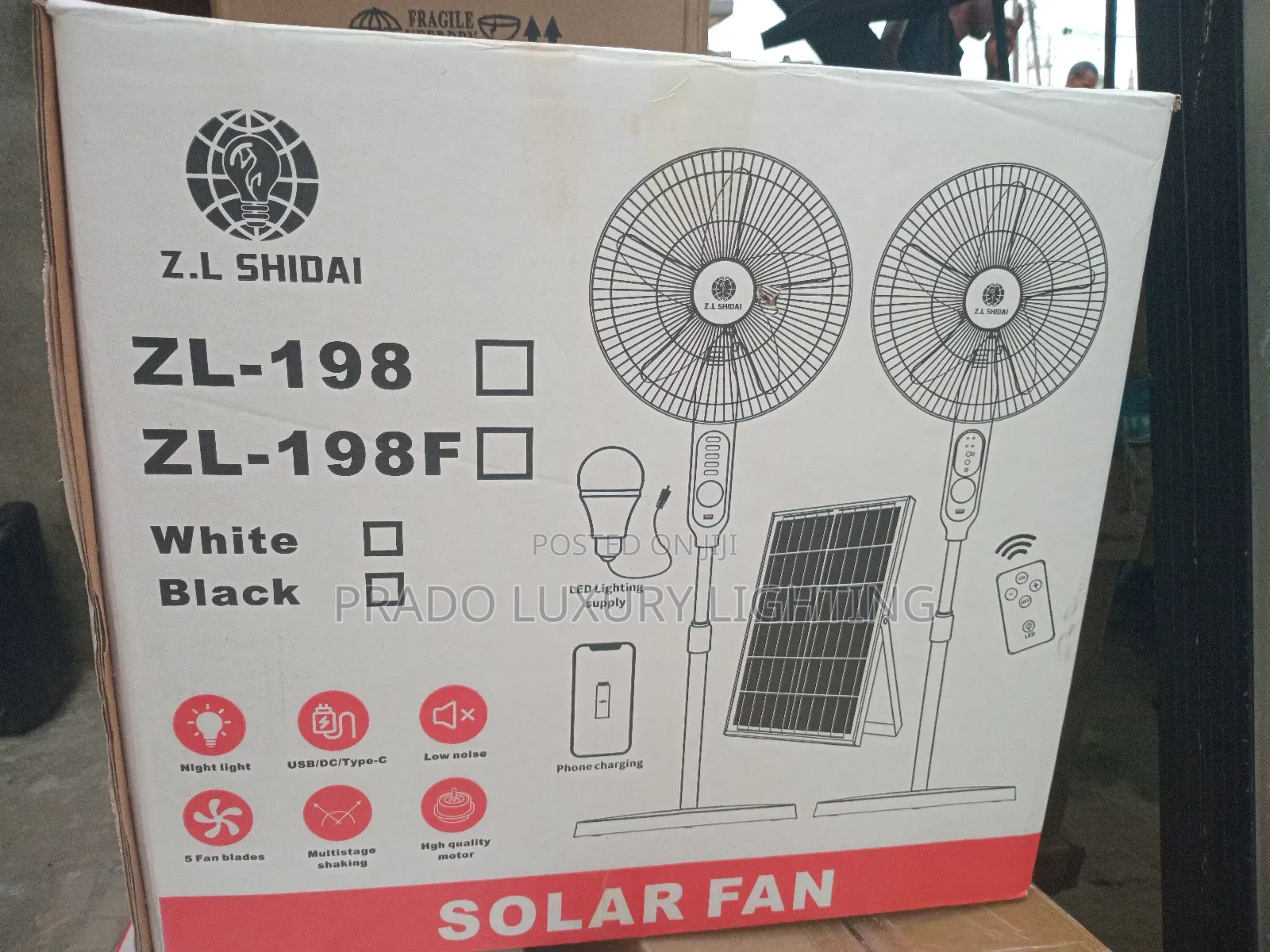 Z.L Shidal Solar Fan