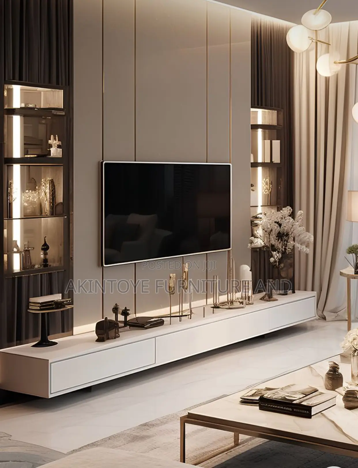 Lao Tv Console Design 8/12 Feet