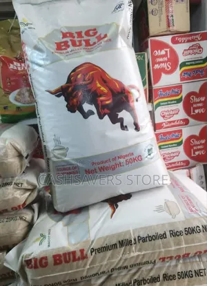 Photo - Original Premium 50kg Big Bull Parboiled Rice