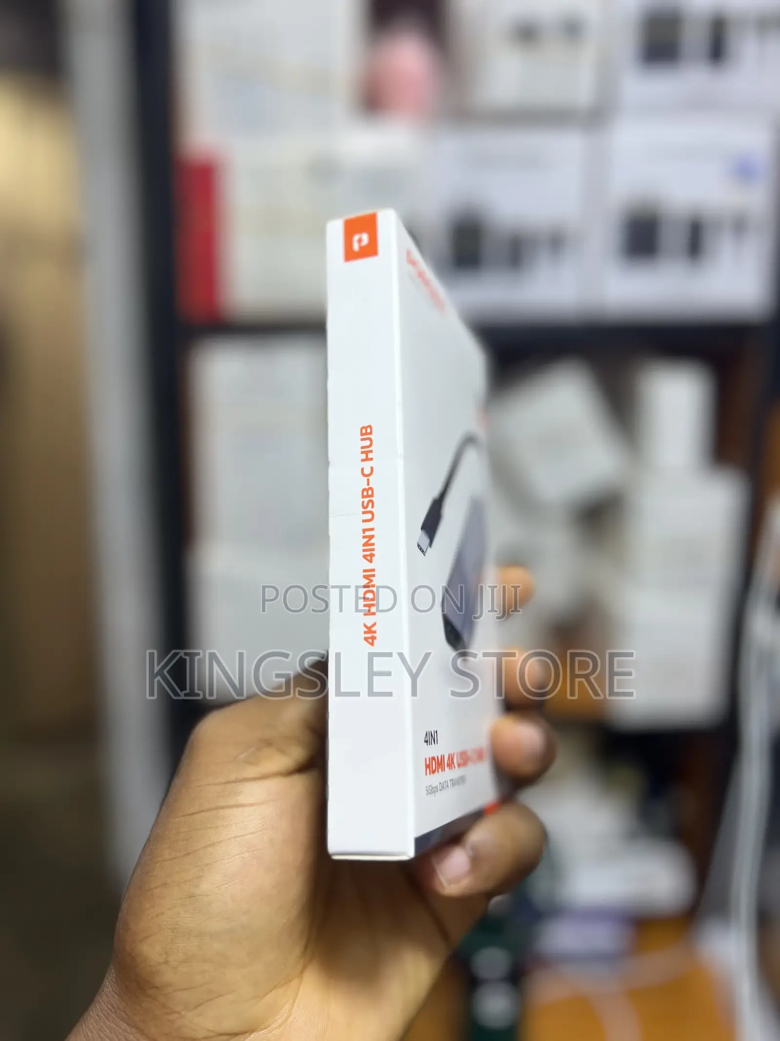 Porodo 4in1 Hdmi Usb-C Hub 5gbps Data Transfer