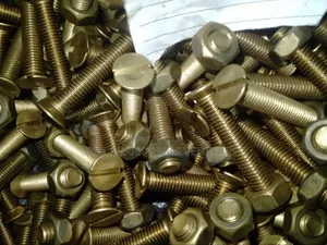 10mm X 80mm CSK Brass Bolt/Nut(3")