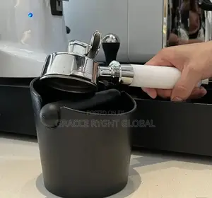 Coffee Knock Box/ Anti Slip Coffee Grind Dump Bin