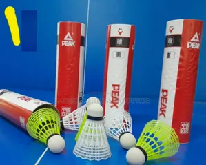 Badminton Shuttle Cork (Peak) 6pcs/Bottl Peak-Sc