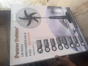 18inches Rechargeable Fan (Power Delux)