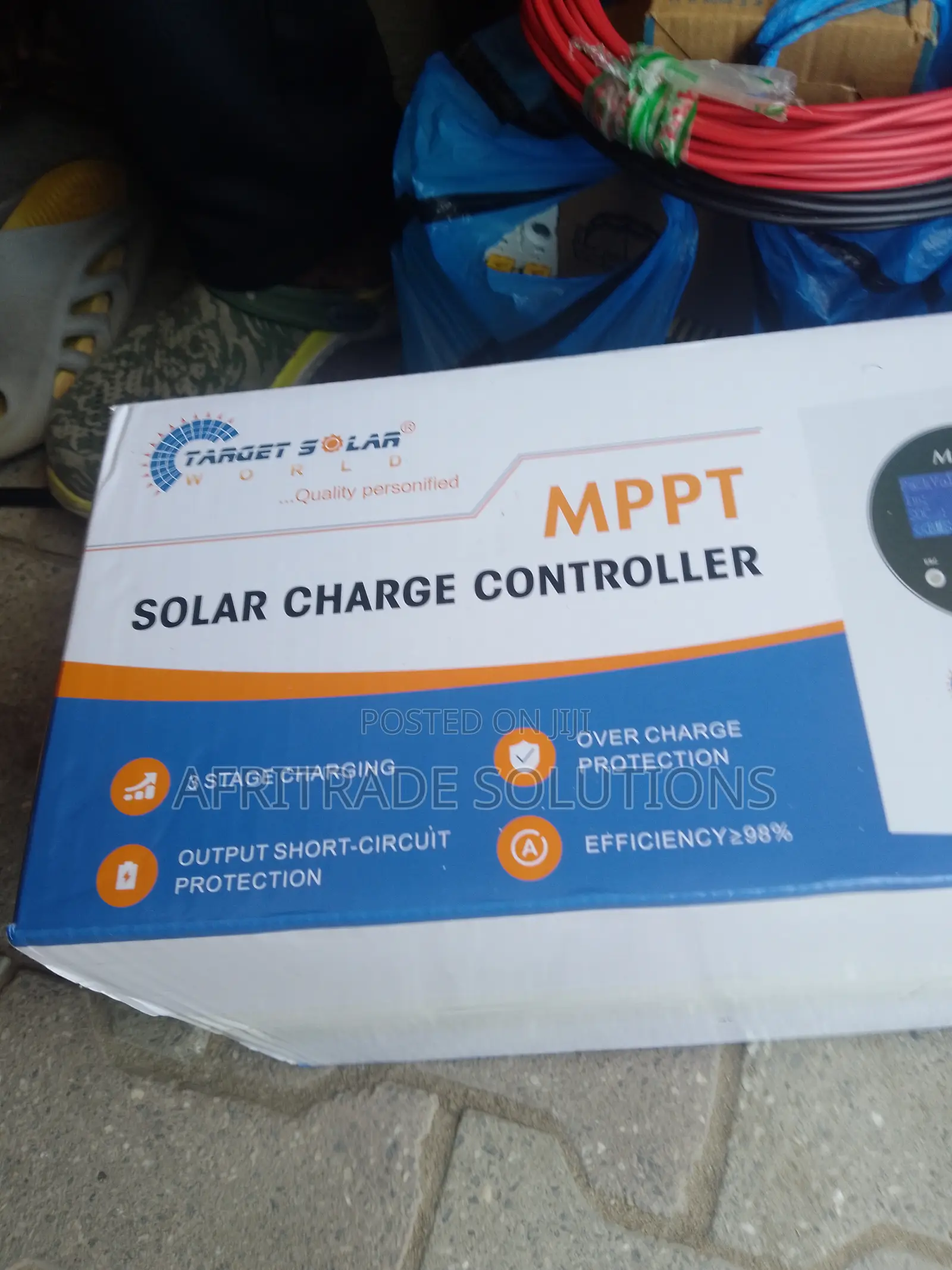 Target 80a Solar Charge Controller With Multi-Stage Charging
