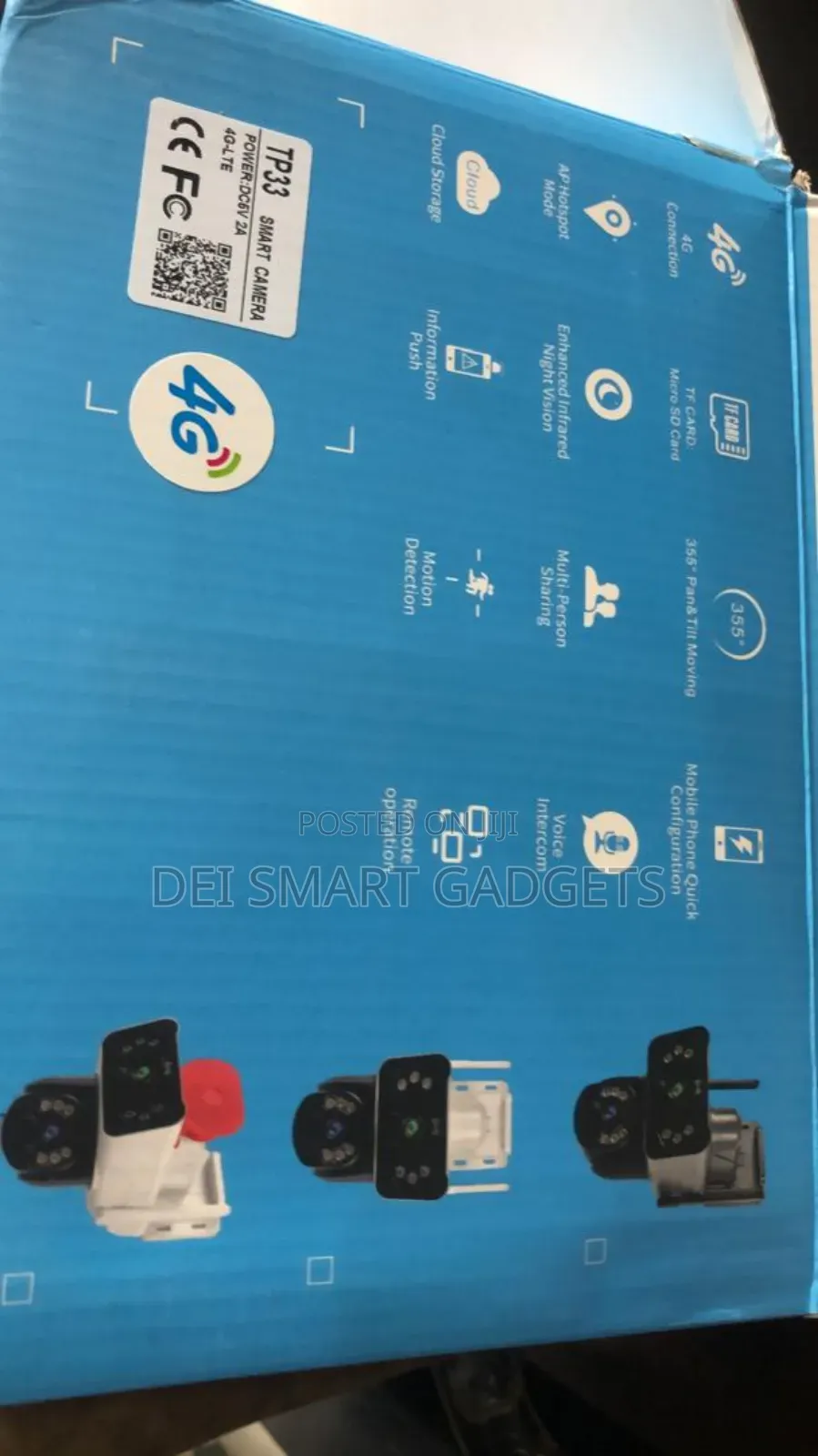4g Smart Intelligent Camera