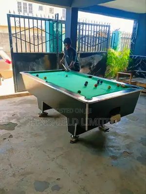 Snooker Set: 7ft Local Table With Cues, Balls, and More