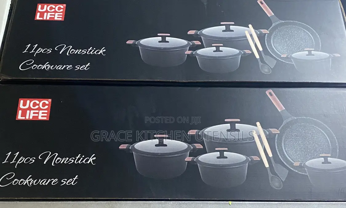 Ucc Life Original Pot Cookware Set Black