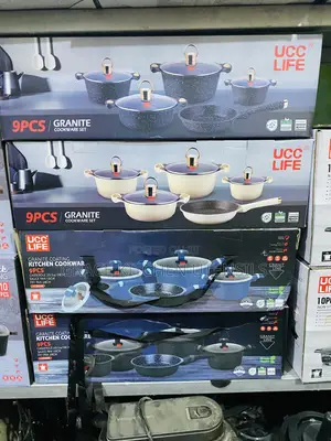 9pcs / Granite Cookware Set 1g 10 PCS Lucc Life