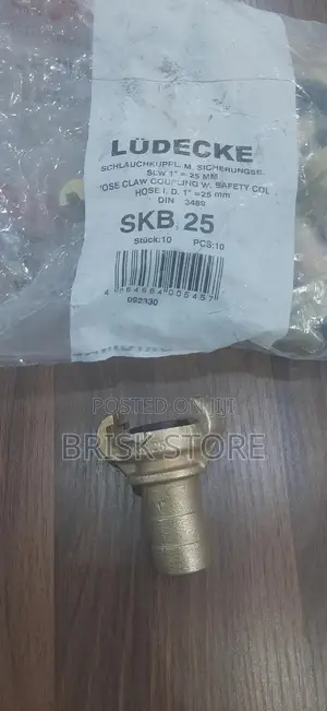 Ludecke Skb 25 Claw Coupling – 25 Mm Hose Tail Collar