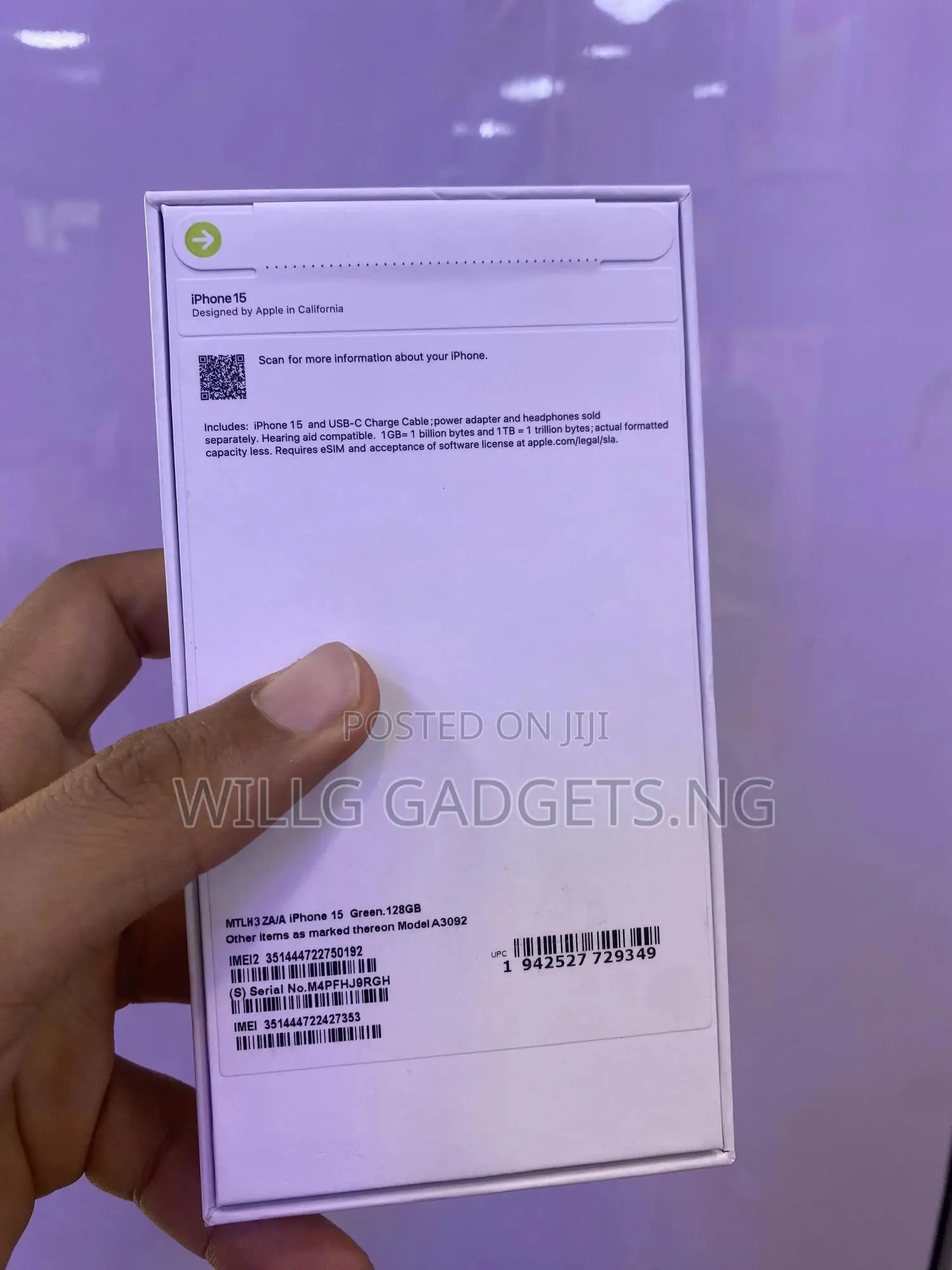 Apple iPhone 15 128 GB Green