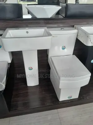 Complete Set of England Water Closet With Basin