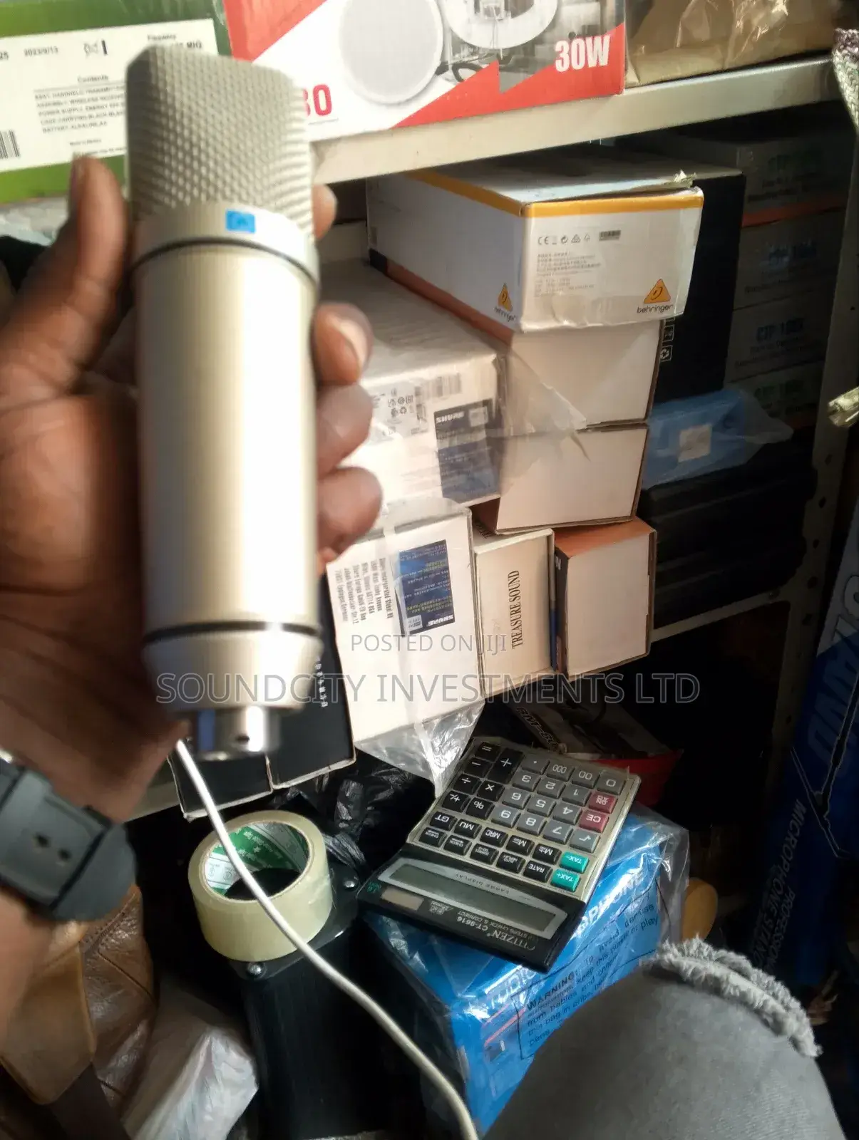 Behringer C1 Studio Microphone.