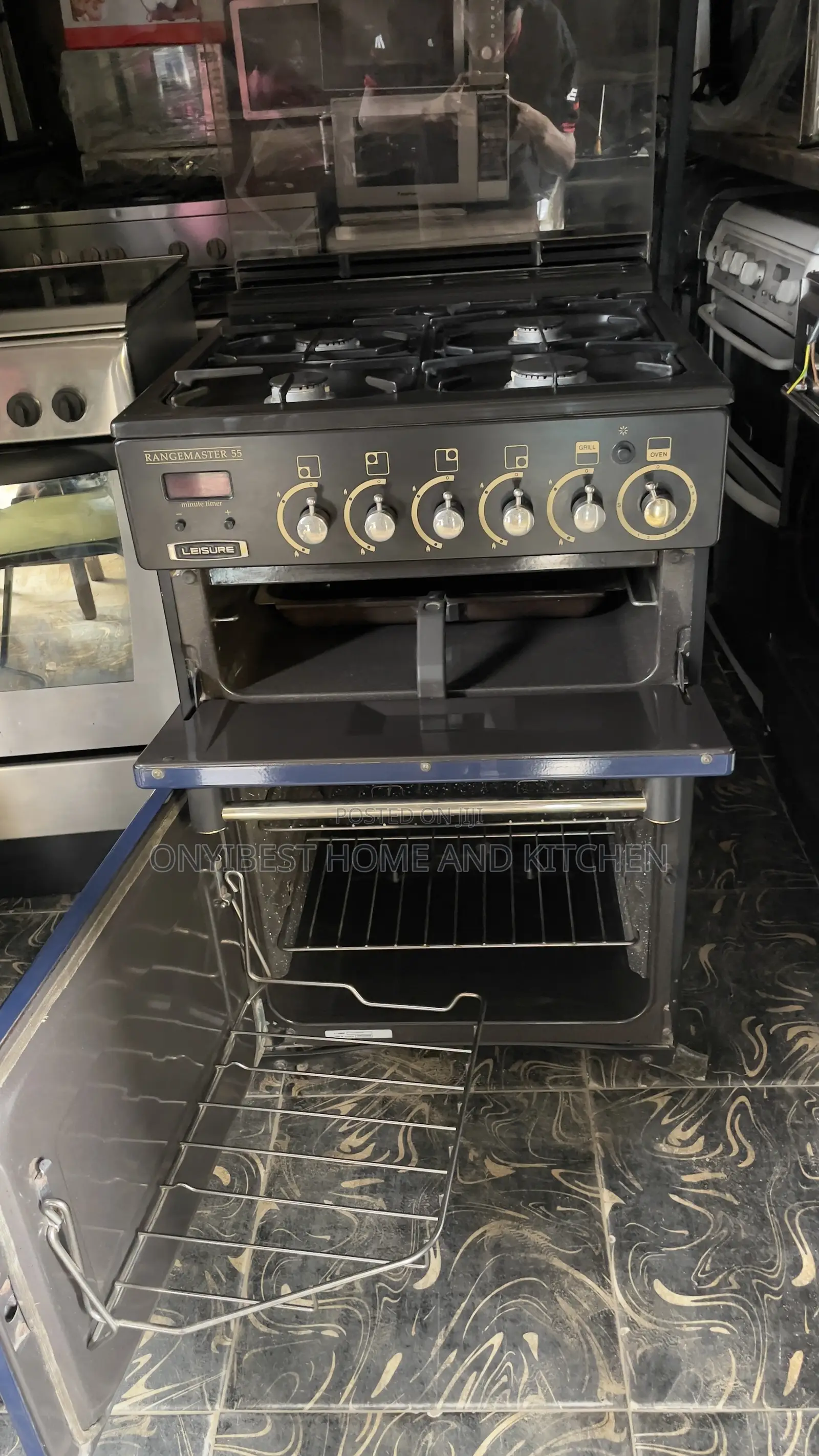 Rangemaster 4bunners Standing Gas Cooker
