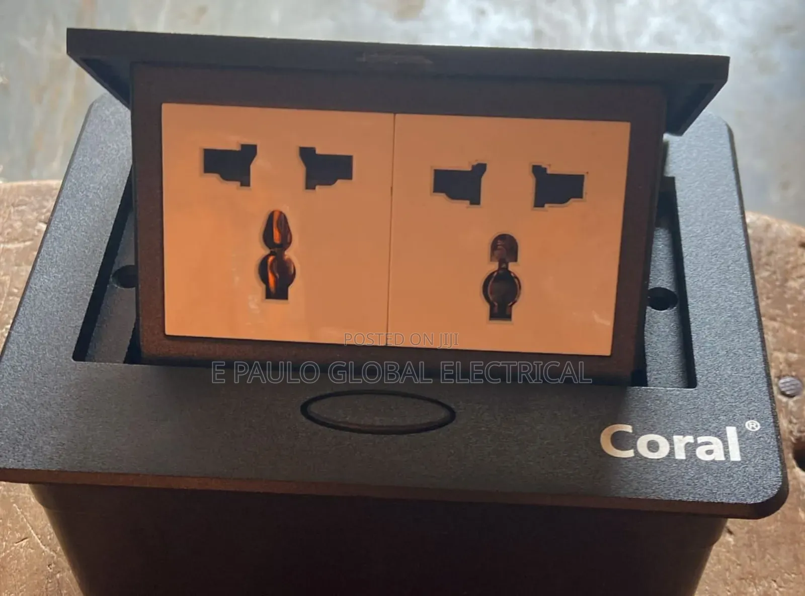 Double Socket Floor Socket