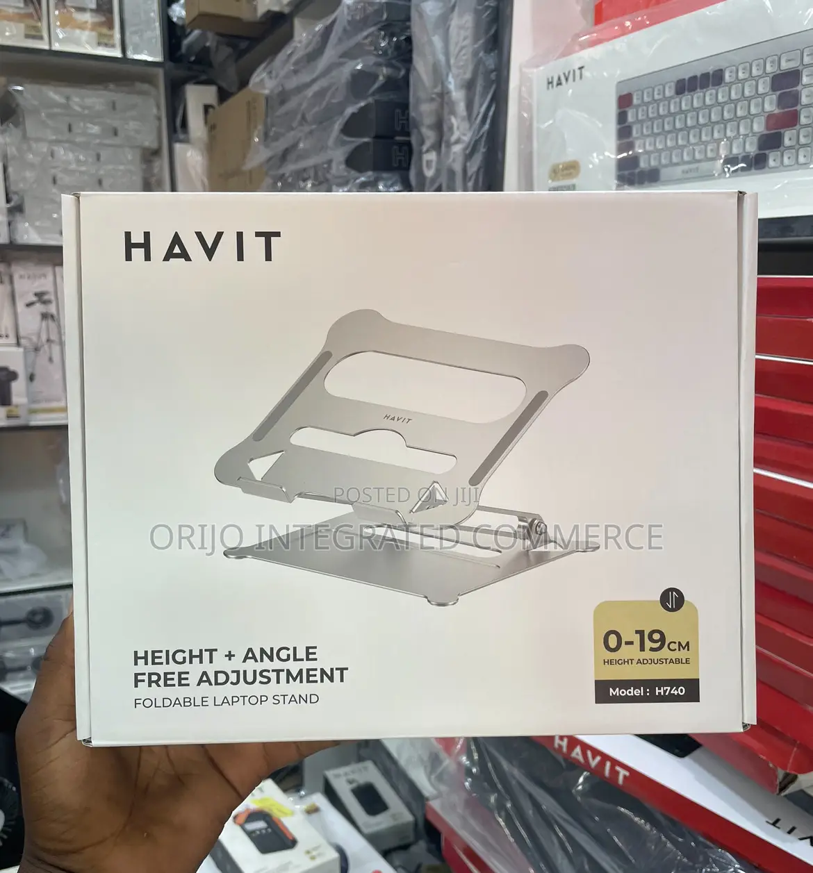Havit Height + Angle Free Adjustment Foldable Laptop Stand