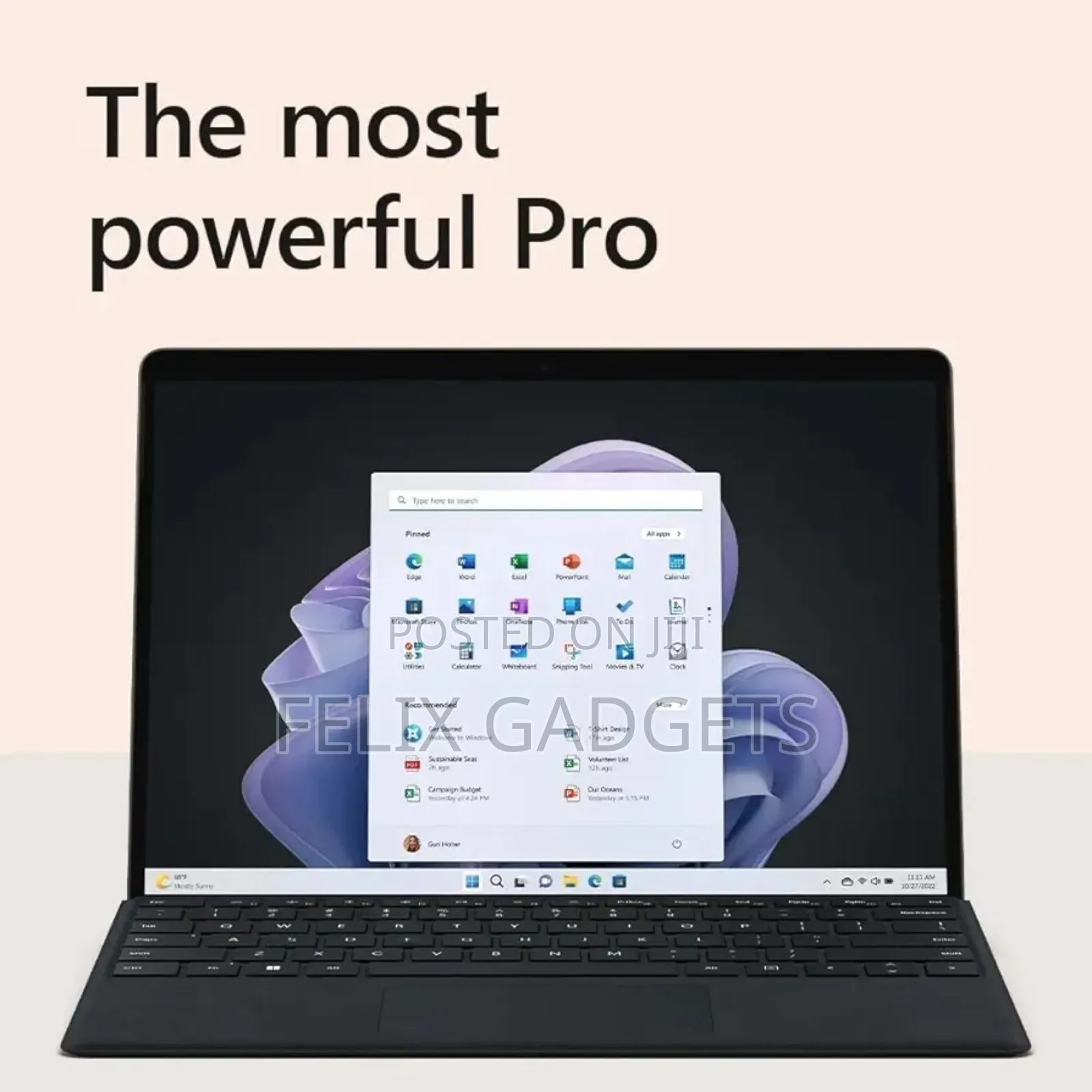 New Laptop Microsoft Surface Pro 9 16GB Intel Core I7 SSD 256GB