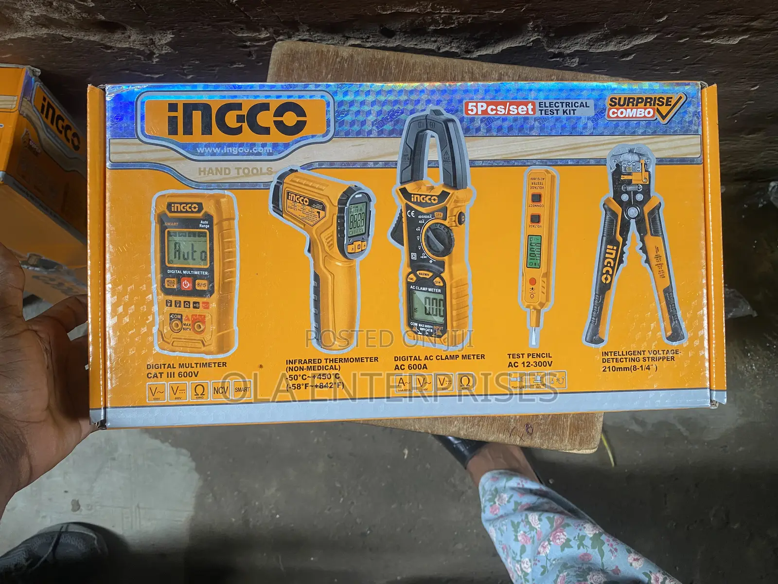 Ingco 5pcs Electrical Set