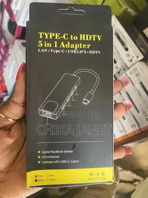 5 in 1 Type-C to Hdmi/ Lan/ Usb Converter