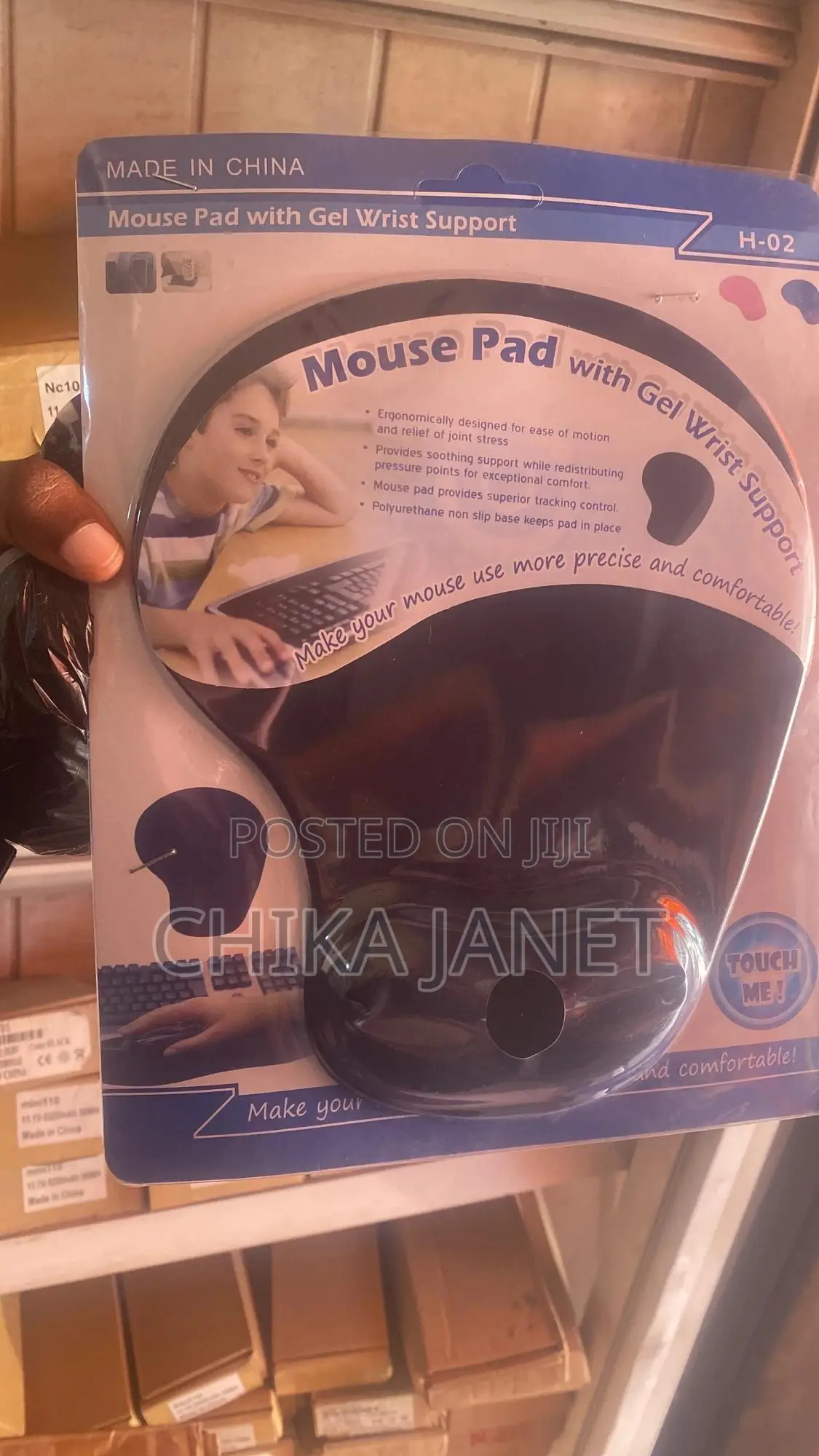 Mousepad With Gel Wrist Support