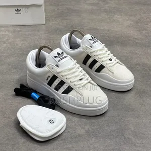 Adidas Campus X Bad Bunny White Black Sneakers