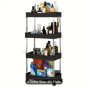 4 Layers Storage Rack Trolley