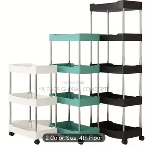 4 Layers Storage Rack Trolley