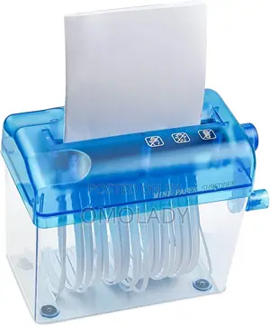 Desktop Manual Paper Shredder Machine