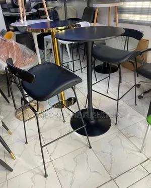 Contemporary Set of Table and Two Chairs