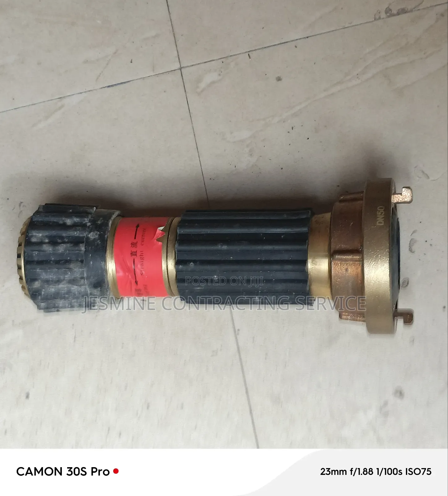 Jet Spray Storz Nozzle 2 1/2" For Fire Hose