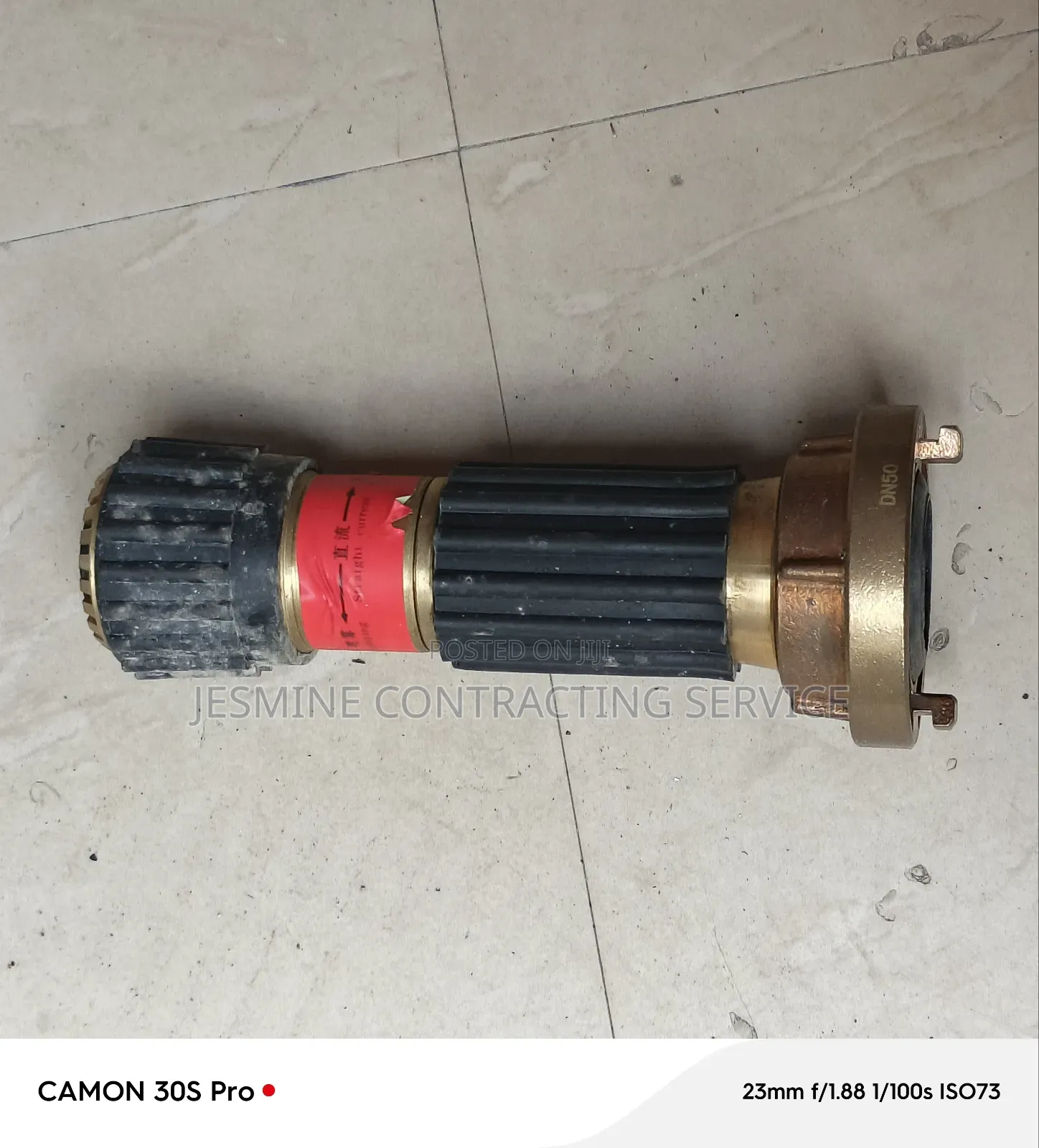 Jet Spray Storz Nozzle 2 1/2" For Fire Hose