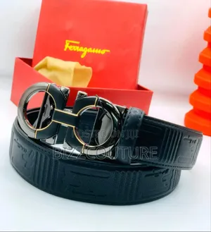 Original Salvatore Ferragamo Leather Belts Available Instore