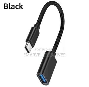 Otg Type C Cable Adapter Usb to Type C Adapter Connector