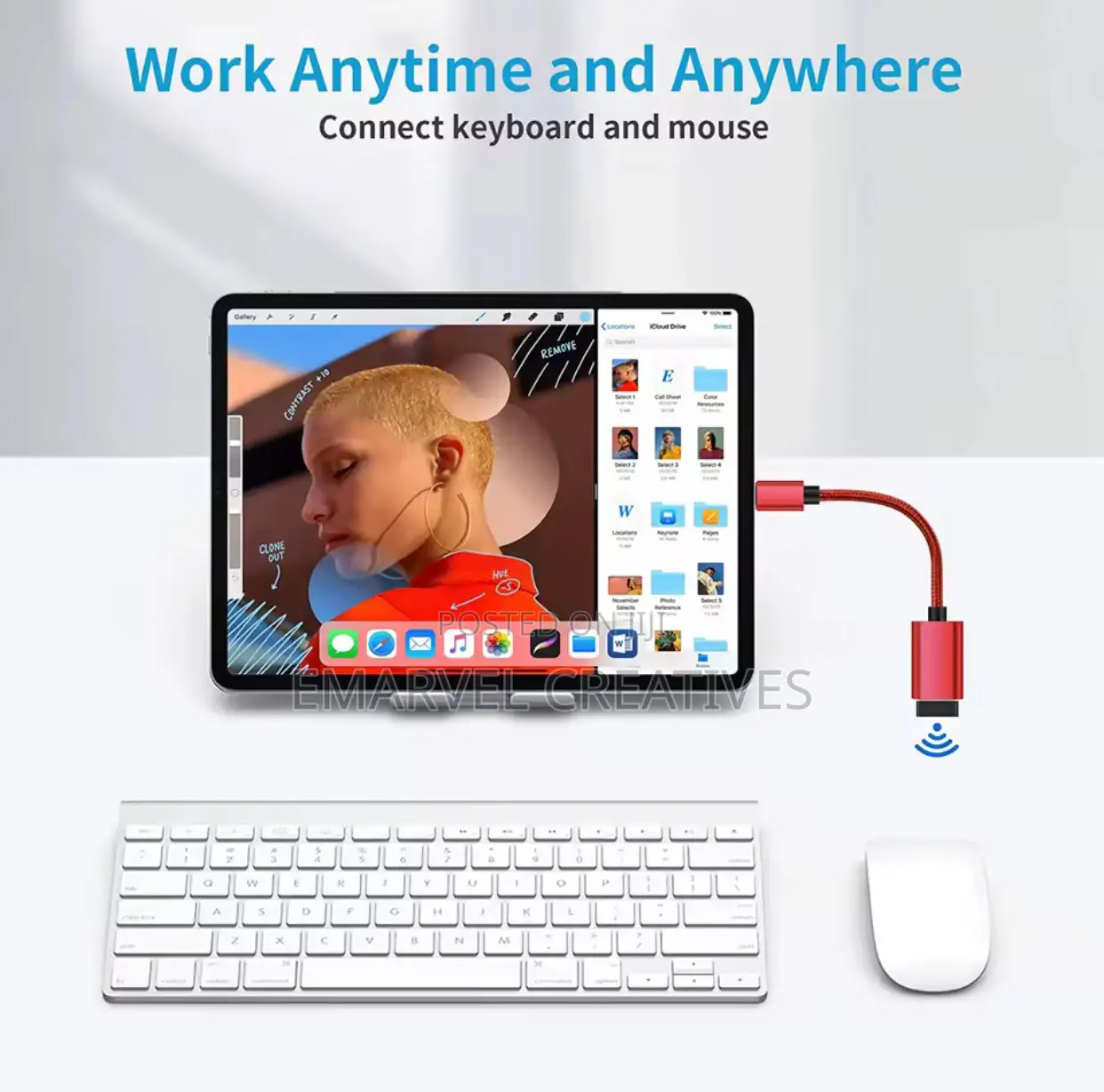 Otg Type C Cable Adapter Usb to Type C Adapter Connector