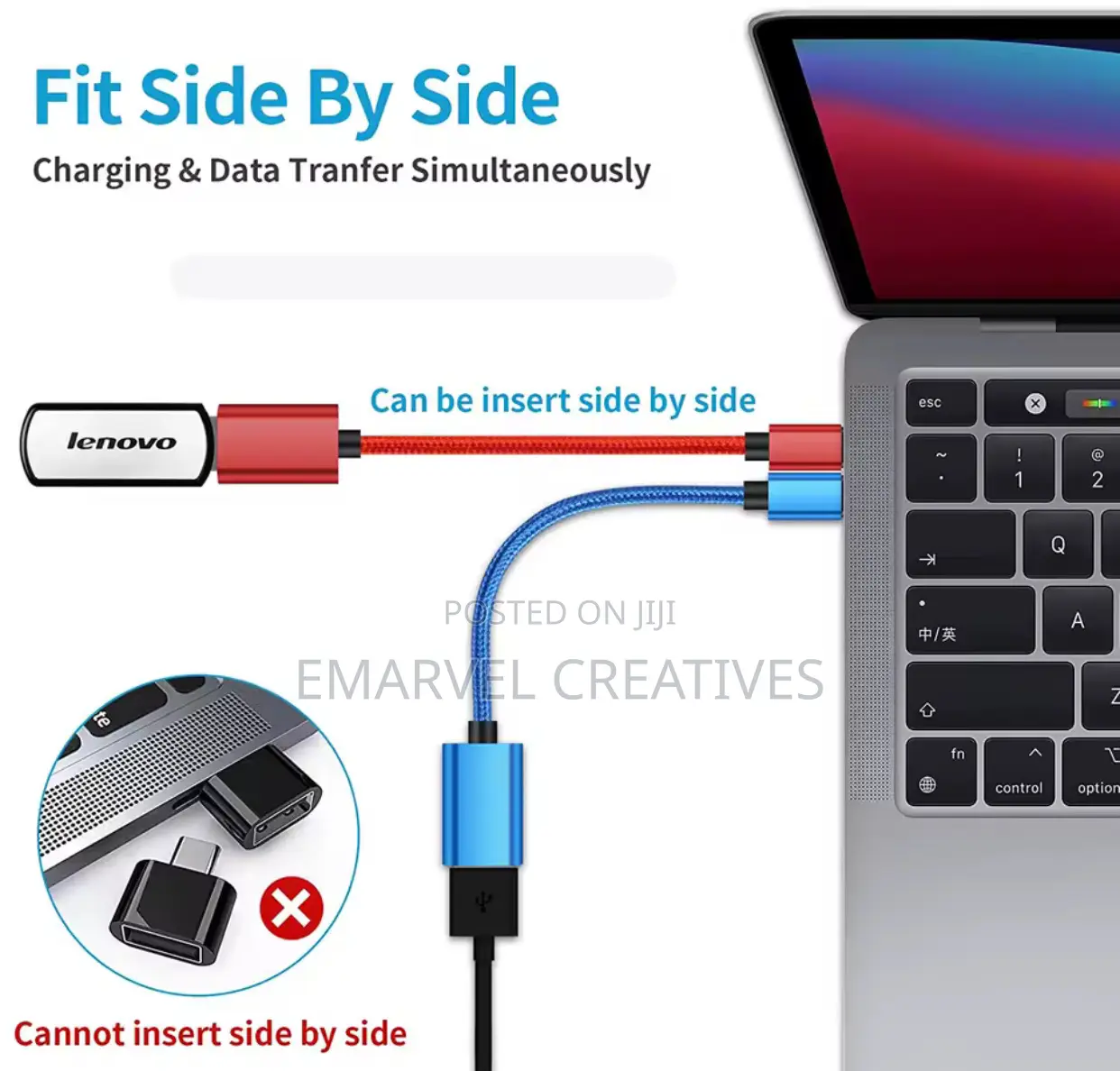 Otg Type C Cable Adapter Usb to Type C Adapter Connector