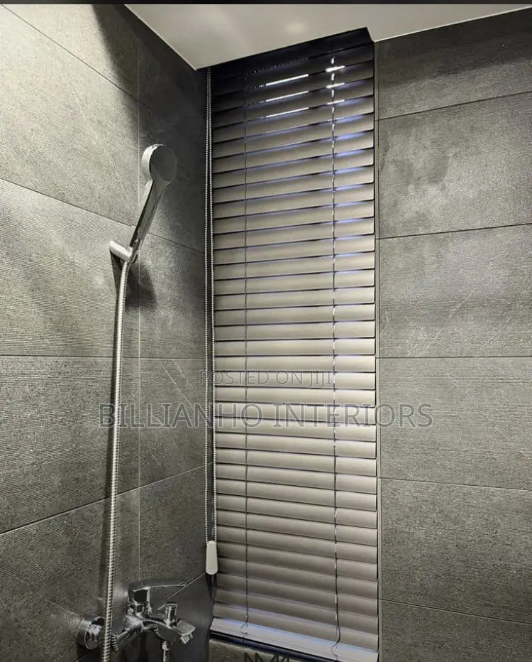 50mm Gray Venetian Blinds