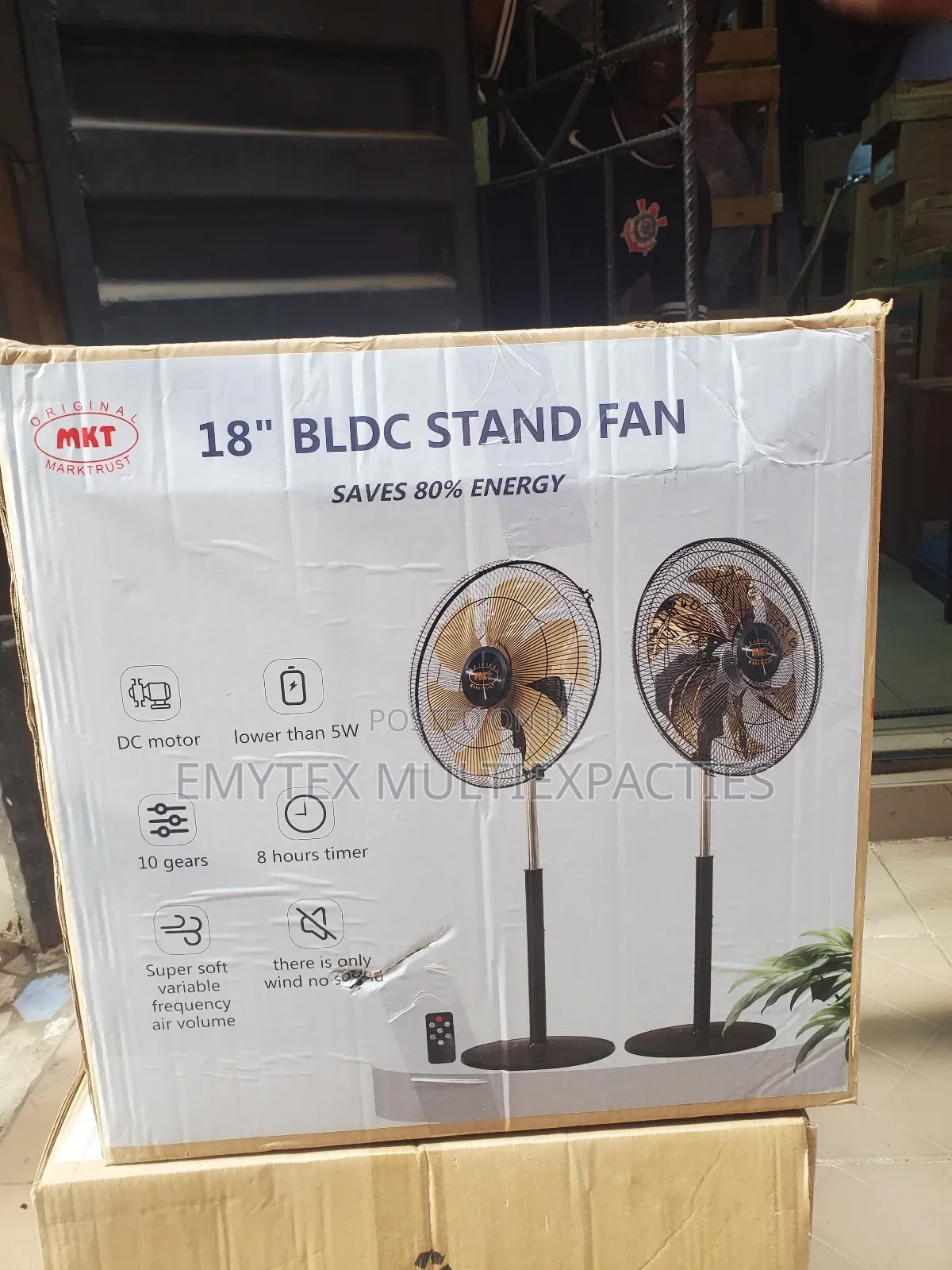 MKT 18"Bldc Stand Fan :Dc Motor