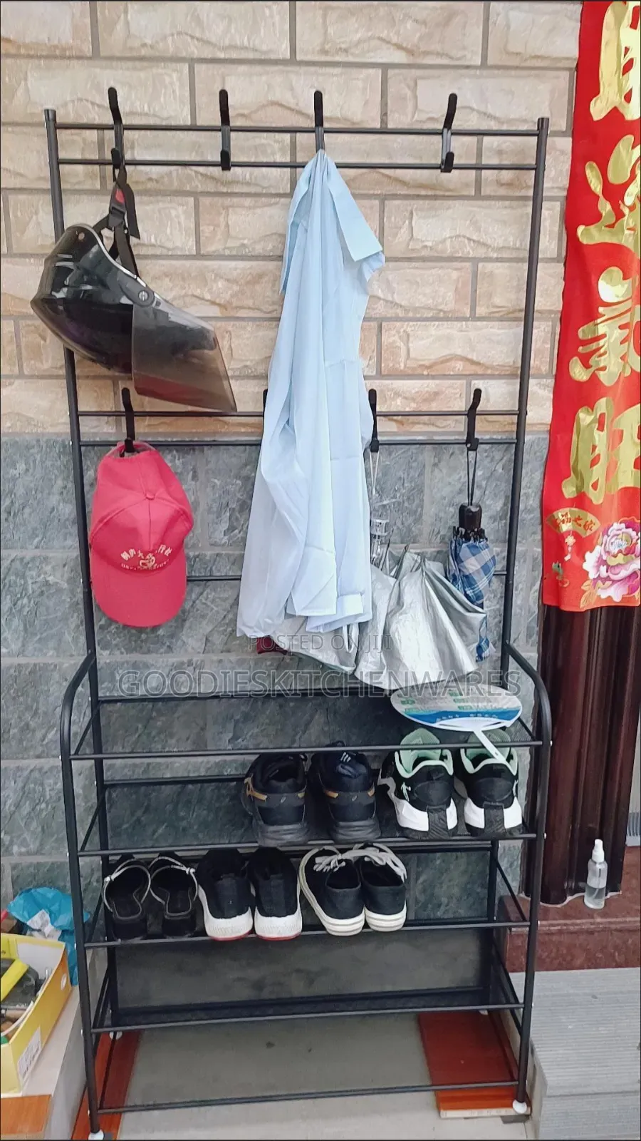 Shoe and Hat Rack