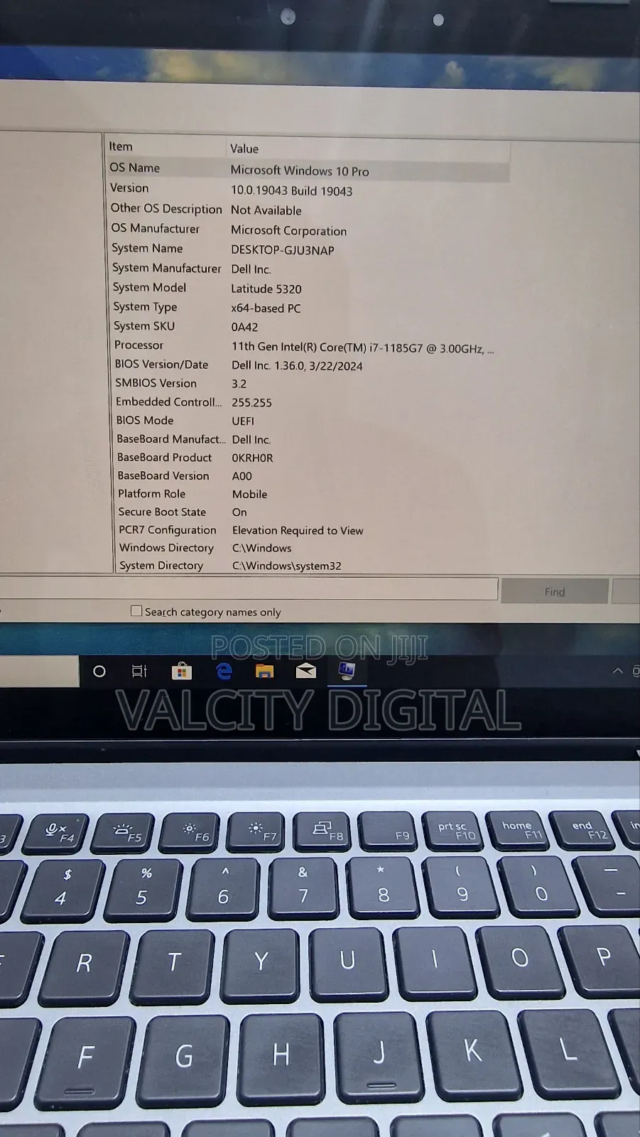 Laptop Dell Latitude 5320 32GB Intel Core i7 SSD 512GB